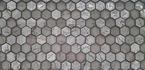 Photo of gray wall tiles