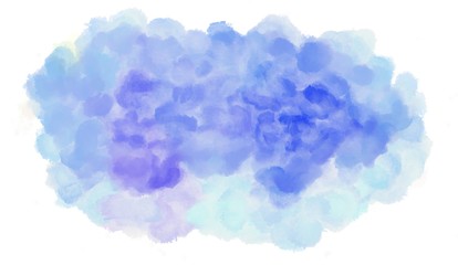 watercolor light steel blue, lavender and corn flower blue color graphic background illustration painting