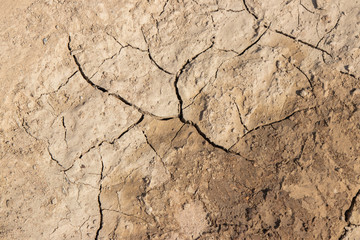 Dry soil,Dry cracked ground texture background