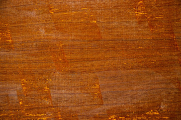 Worn vintage brown orange grunge wood grain background texture