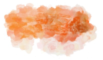 dark salmon, sandy brown and antique white watercolor graphic background illustration. painting can be used as graphic element or texture