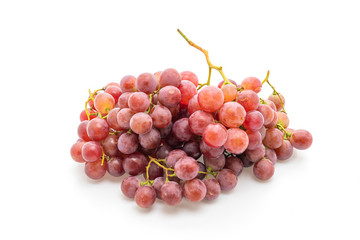 fresh grape on white background
