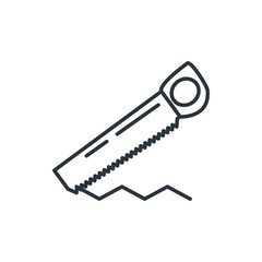 under construction saw design vector ilustration