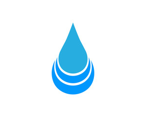 water drop Logo Template vector illustration design