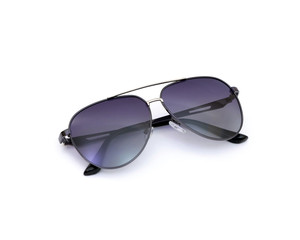 Black sunglasses isolated
