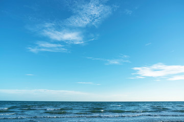 Fototapeta premium Sea, sea breeze , clear blue sky