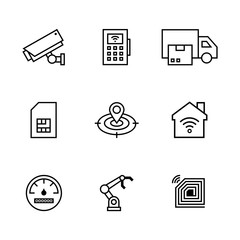 Icon Set M2M Internet of Things