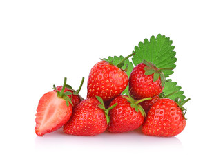 Strawberry isolated on white background