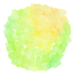 Obraz premium circular painting with khaki, pale golden rod and old lace watercolor graphic background illustration