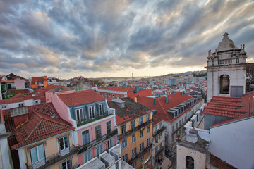 Naklejka na ściany i meble Views of Lisbon