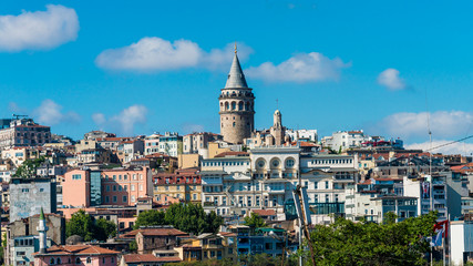 Galata Tower in Istanbul Turkey