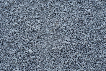 Gravel, crushed stone. Texture of rubble