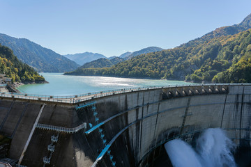 Hydro Power Station And People