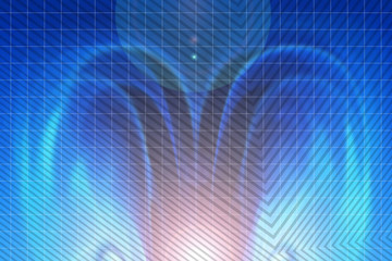 Obraz premium abstract, technology, blue, concept, fractal, light, space, design, wave, science, pattern, wallpaper, business, grid, backdrop, black, texture, motion, illustration, line, template, composition