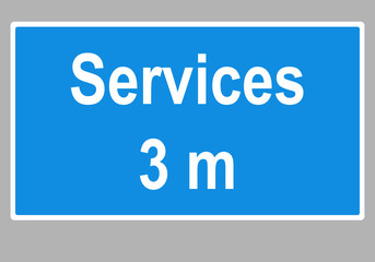 Destination tag next to There is a car maintenance service point.