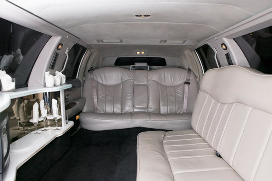 Stretchlimousine Innenausstattung Stretch limousine interior Stock-Foto