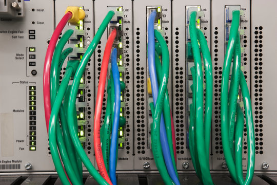 Cabling In The Back of a Computer