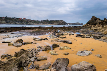 Low tide in the Cantabrian Sea