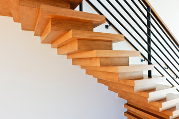 Modern Wood Staircase