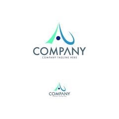 Creative Letter A Logo Design Template