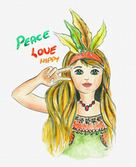 authentic girl drawing, t-shirt print