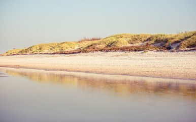 Beach - sandy beach and ocean seaside landscape