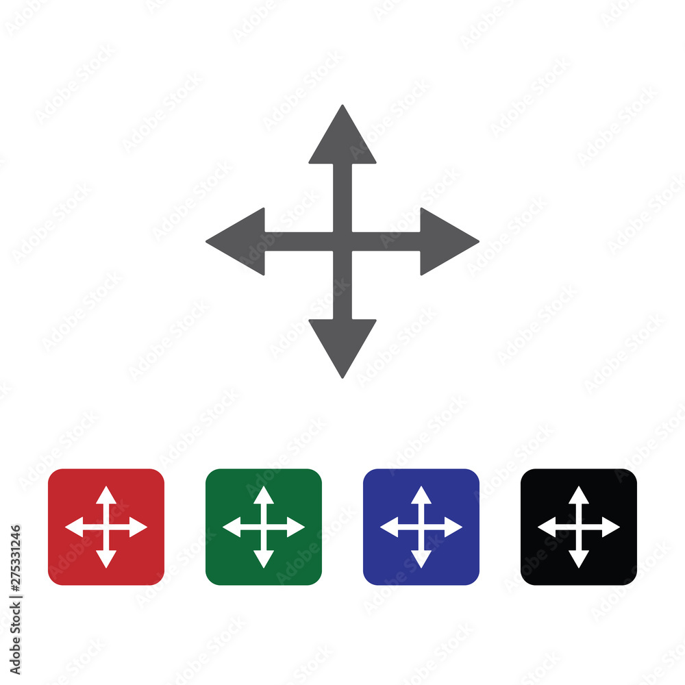 Poster move vector icon. element of interface for mobile concept and web apps illustration. thin glyph icon