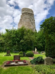 Fototapeta premium Burgruine Alte Burg in Osterode am Harz (Niedersachsen)