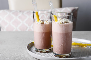 chocolate milkshake.