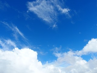 雲上の青空