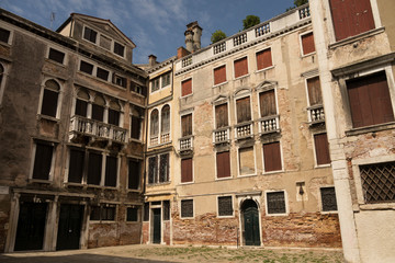 Häuser in Venedig