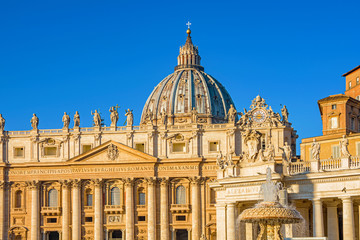 Obraz premium Saint Peter Basilica in Vatican Rome
