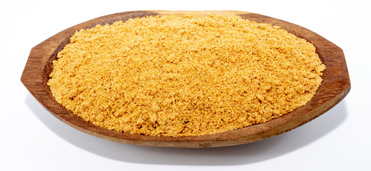 Sweet ground Brazilian peanut called paçoca, sweet typical of Brazil. It is present in all the Juninas Festivals. Northeastern and Minas Gerais tradition. Homemade sweet, brazilian tradition.