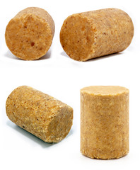 Sweet Brazilian peanut called Paçoca, sweet typical of Brazil. It is present in all the Juninas Festivals. Northeastern and Minas Gerais tradition. Homemade candy.