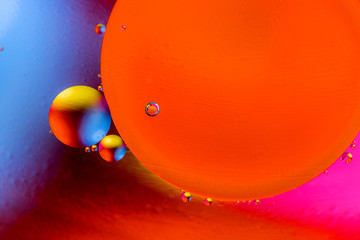 Scientific image of cell membrane. Macro up of liquid substances. Abstract molecule atom structure....
