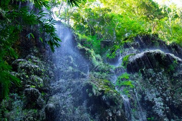 フィリピンのツマログ滝