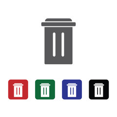 Delete vector icon. Element of interface for mobile concept and web apps illustration. Thin glyph icon for website design and development, app development. Vector icon