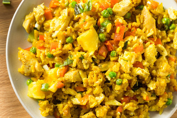Homemade Pineapple Chicken Fried Rice