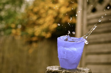water splash, summer drink, outdoors