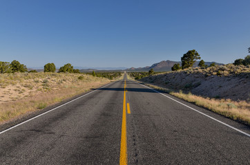 State Route 56 in Iron County, Utah between Cedar City and Newcastle