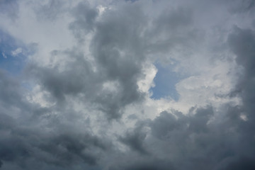 Fototapeta na wymiar dark storm clouds for background