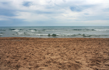 The shore of the Mediterranean Sea