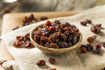 Organic Dried Brown Raisins