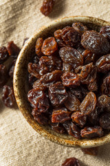 Organic Dried Brown Raisins