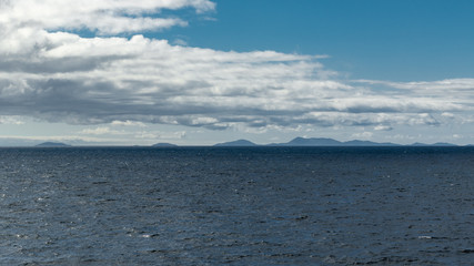 Outer Hebrides on the horizon