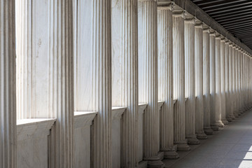 Row of Marble columns
