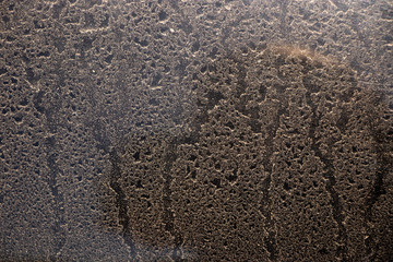 Dirty stained water droplet glass texture