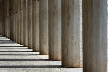 Row of Marble columns