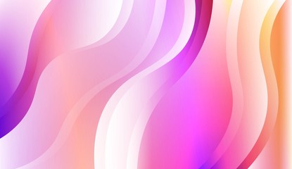 Modern Wavy Background. For Creative Templates, Cards, Color Covers Set. Vector Illustration with Color Gradient.