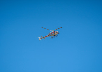TV Helicopter in the Sky broadcasts live events